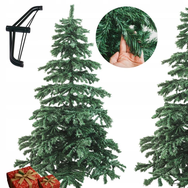 Choinka sztuczna MoodMe Sosna CHILLY 240 cm gęsta jak żywa + solidny STOJAK 1 szt