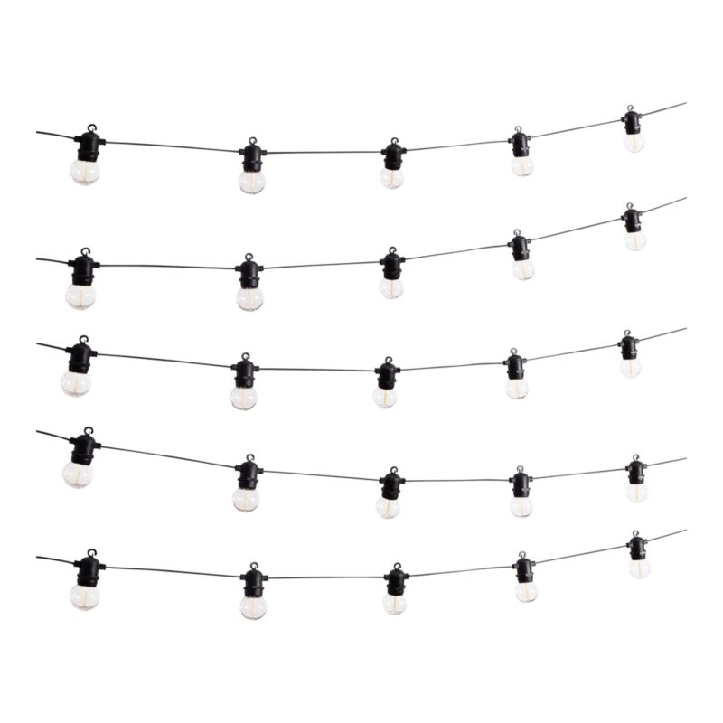 Girlanda solarna GoodHome 2500 K brązowa