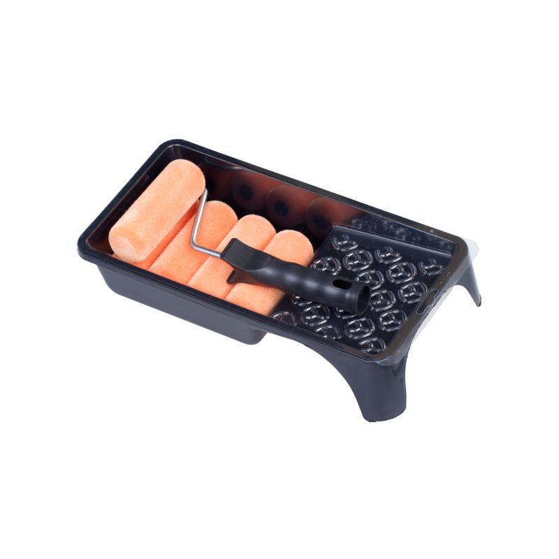 Zestaw malarski FAVORITE, SMALL nr 49, wałek Flock 10 cm, do farb na bazie wody, 9 elementów