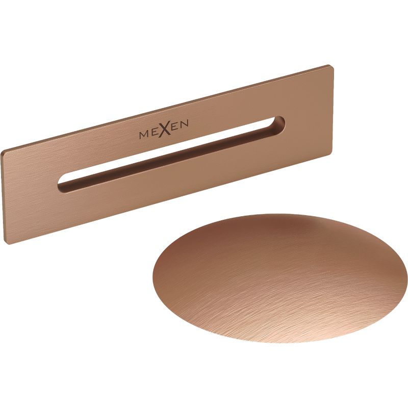 Korek z przelewem do wanny Uni miedź szczotkowana 1 szt.