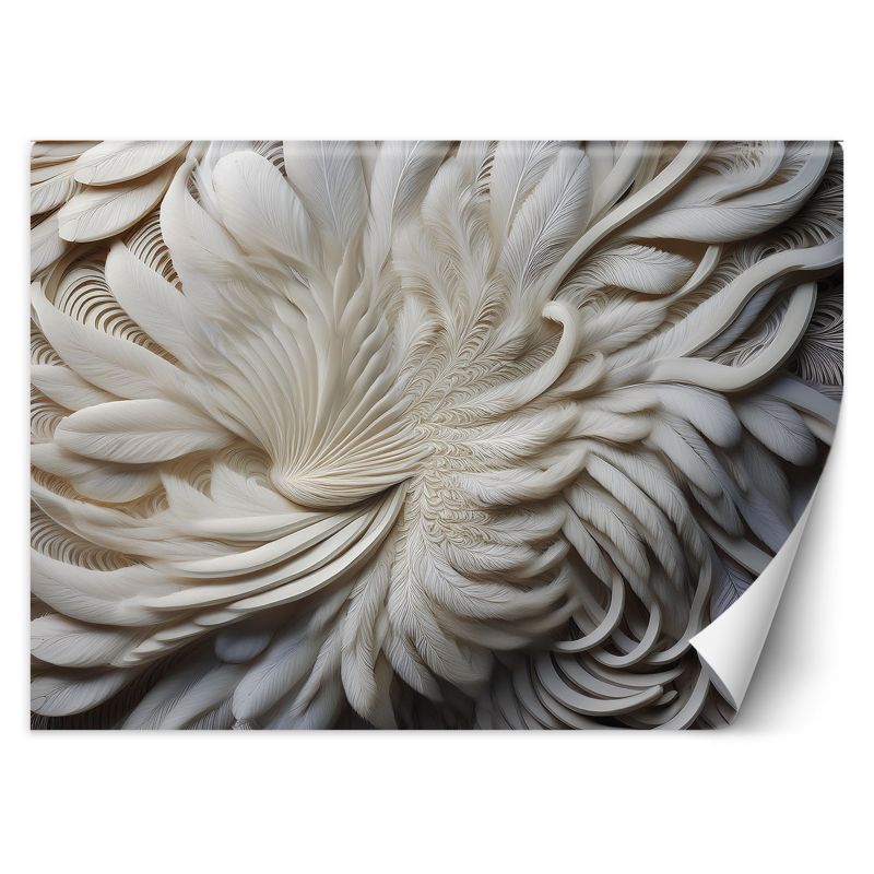 Fototapeta Feeby Abstrakcyjna tekstura biały 3D 150x105 1 szt