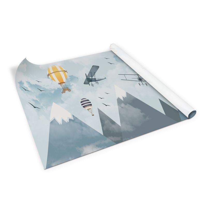 Samoprzylepna okleina Tulup 100x50 cm Samolot i balony 1 szt.