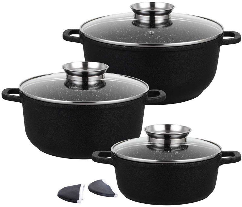 Zestaw garnków Klausberg granitowych KB-7359 8 elementów 1szt