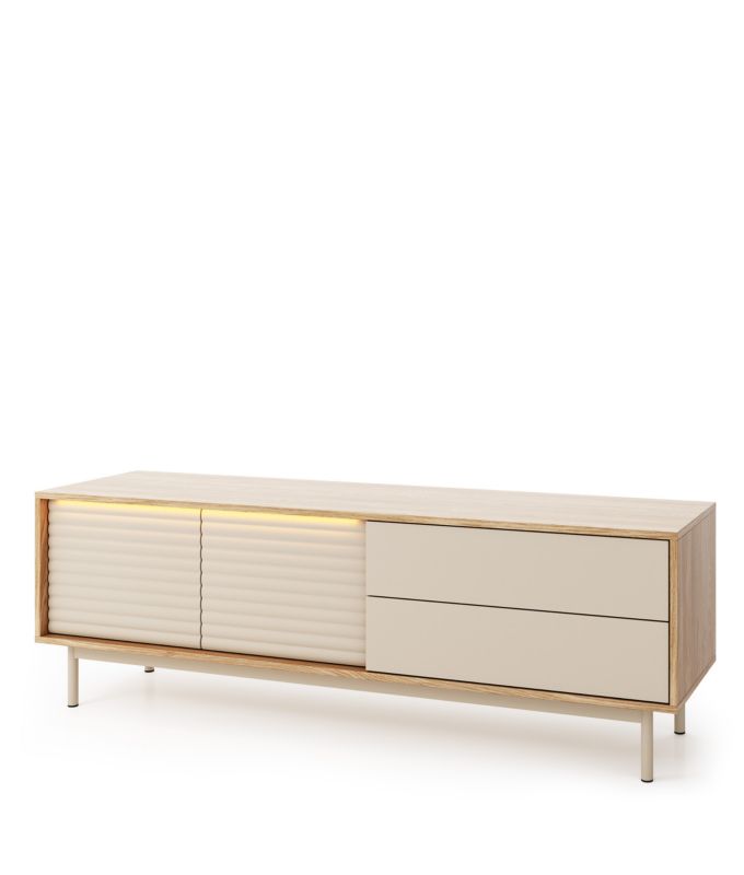 Szafka RTV MINIO go for it LITA 4 dąb olejowany/kaszmir 1 szt.