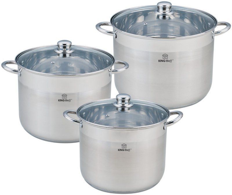 Zestaw garnków Kinghoff stalowych KH-4311 6 elementów 1szt