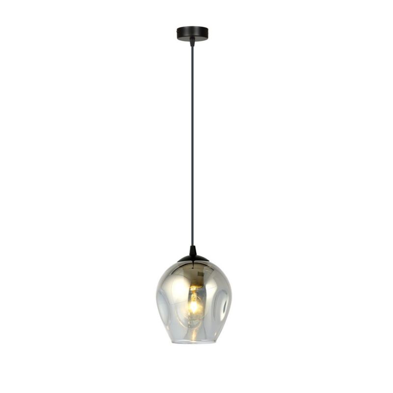 Lampa sufitowa Emibig Istar czarna-grafit wym: 100 x 14 x 14 cm 1xE27 x 15W 1 szt.