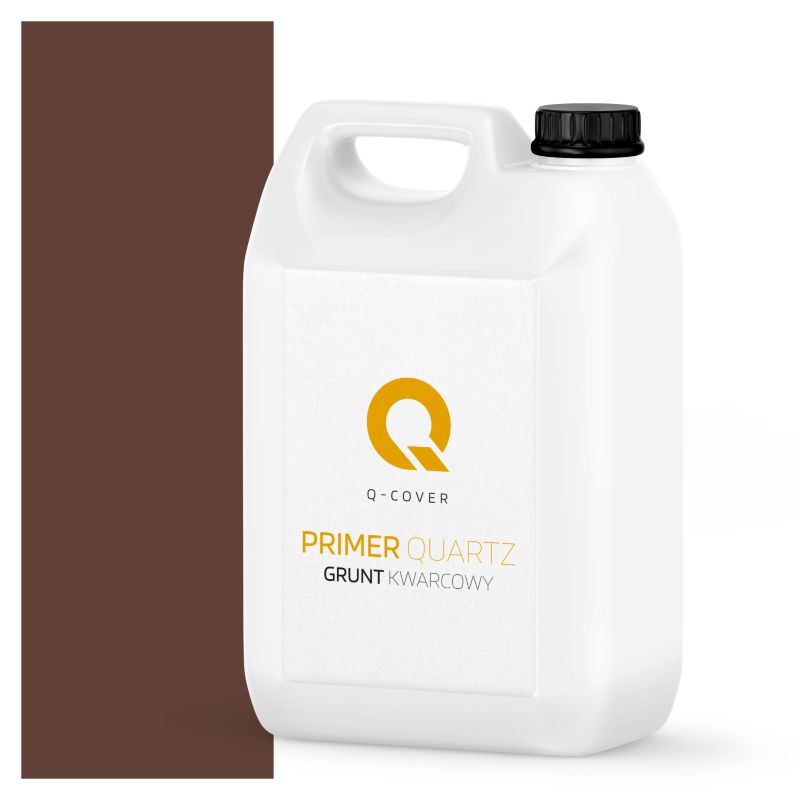 Grunt Kwarcowy pod Tynk Dekoracyjny Q-Cover Ciemnobrązowy D822 3KG