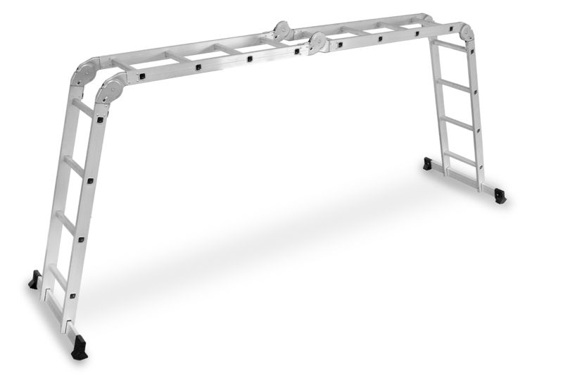 Drabina aluminiowa 4x4 DRABEST uniwersalna przegubowa 125 kg 1 szt.