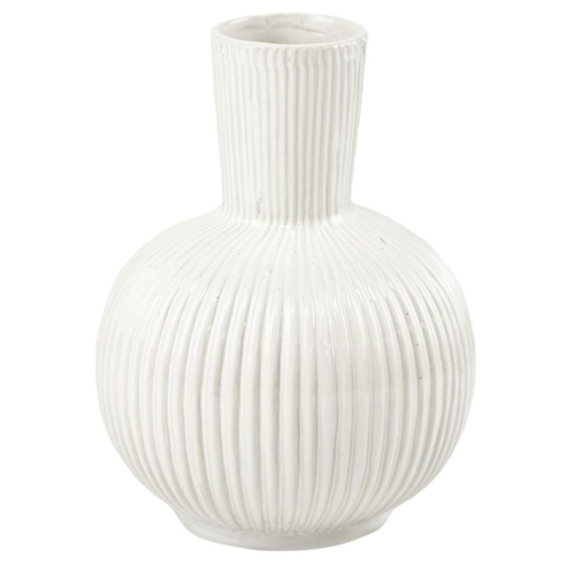 Wazon Ceramiczny EDANTI Zdobiony Dekoracyjny Waza Na Kwiaty 21 cm 1 szt.