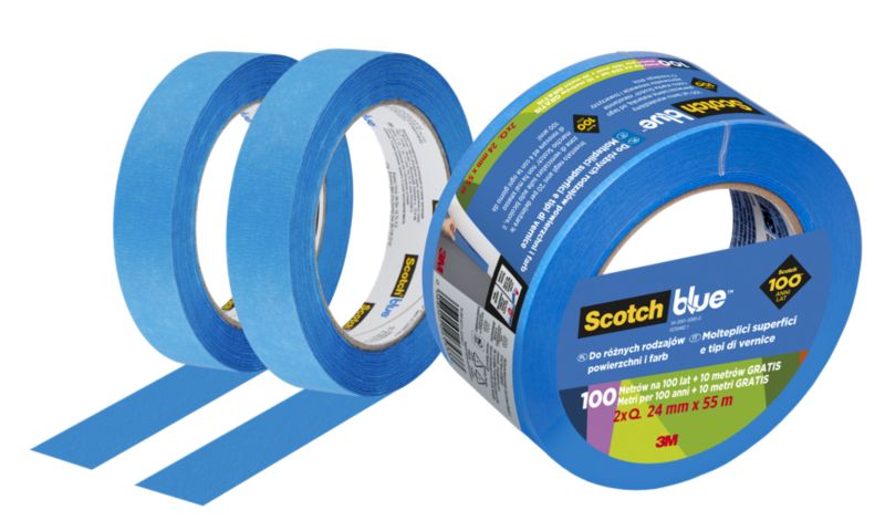 Taśma malarska Scotchblue uniwersalna 2 x 24 mm x 55 m