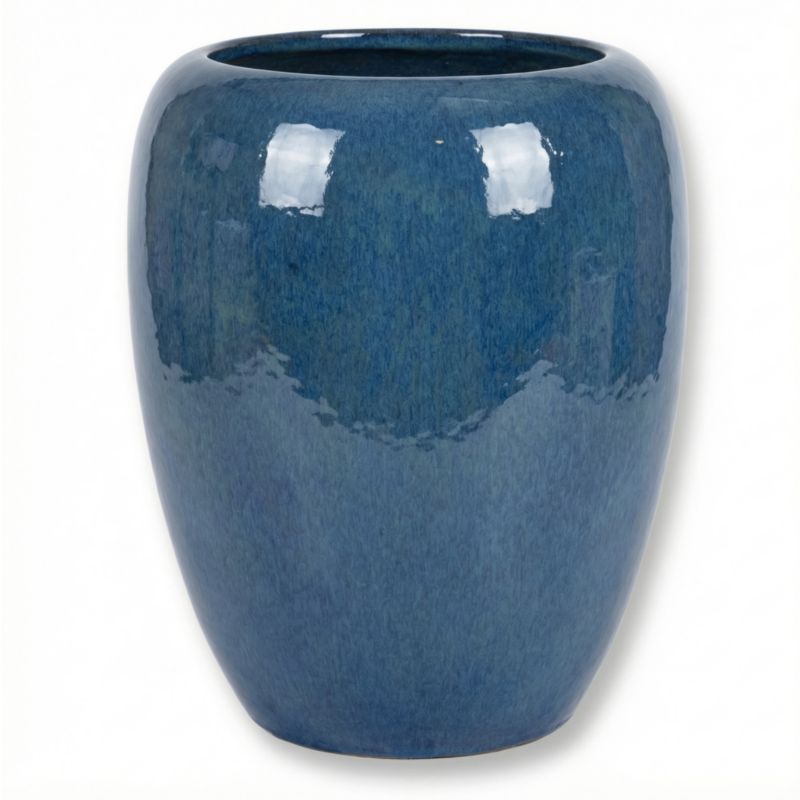 Doniczka ceramiczna Provencelia GALILEE szkliwiona mrozoodporna 40 x 50 cm Morski 1szt