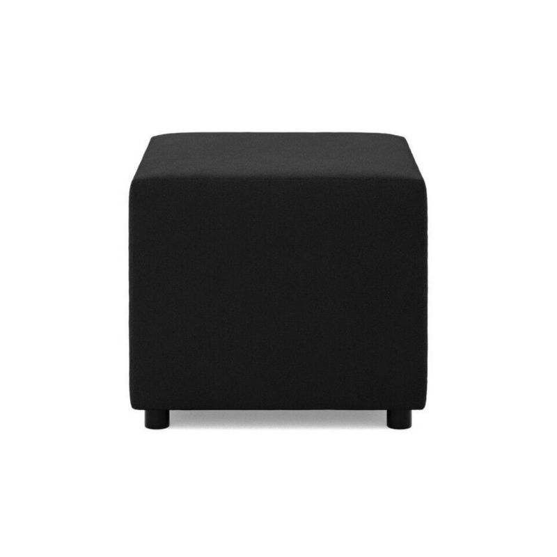 Pufa TYLETEGOTU do siedzenia BLOM mikrofaza czarny 1 szt