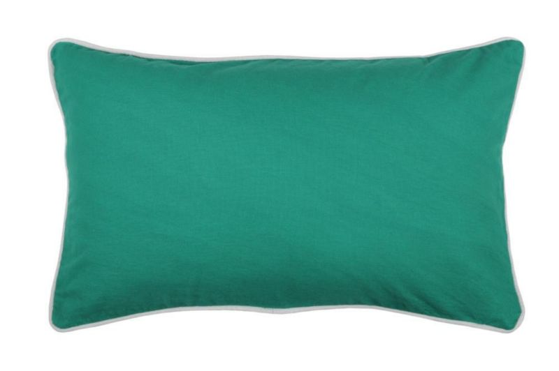 Poduszka DUO STOF dekoracyjna 30x50 cm szmaragdowa zielona 1 szt.