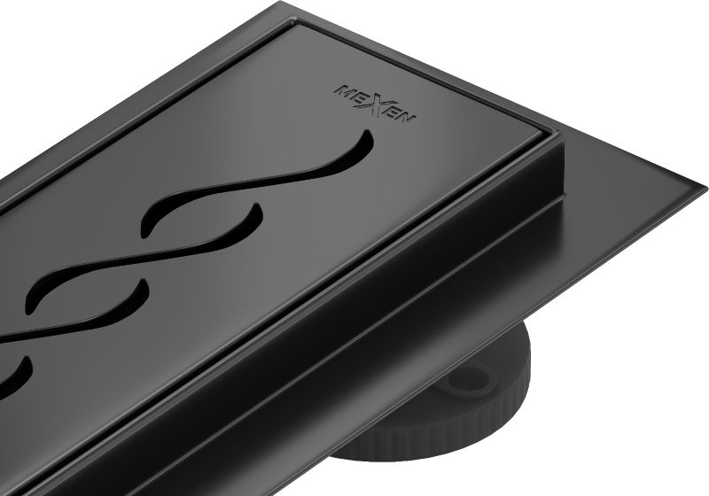 Odpływ liniowy Mexen Flat M18 czarny 60 cm 1 szt