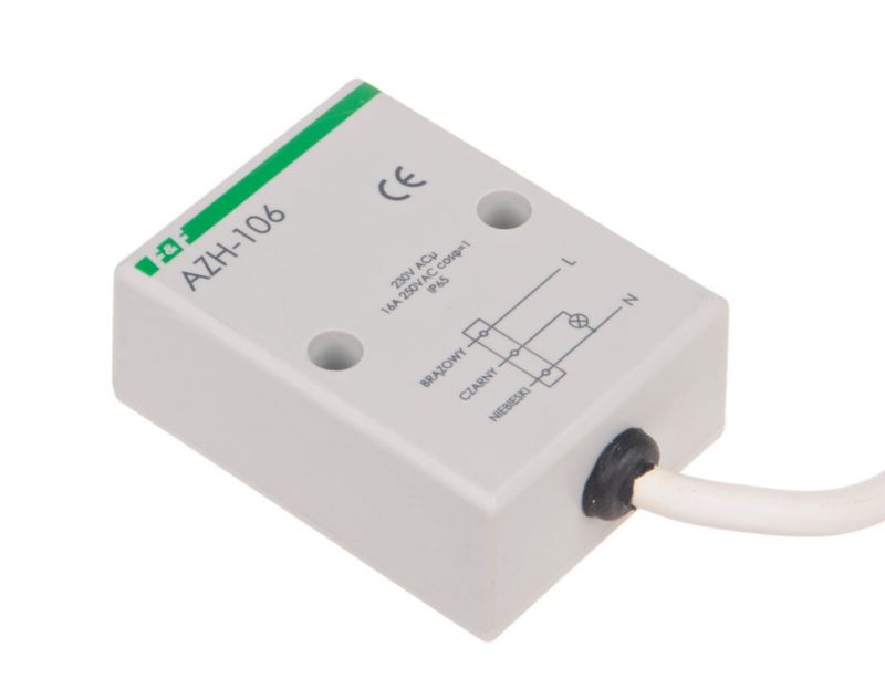 Automat zmierzchowy F&F 16A 230V 2-1000lx obudowa IP65 AZH-106 1szt.