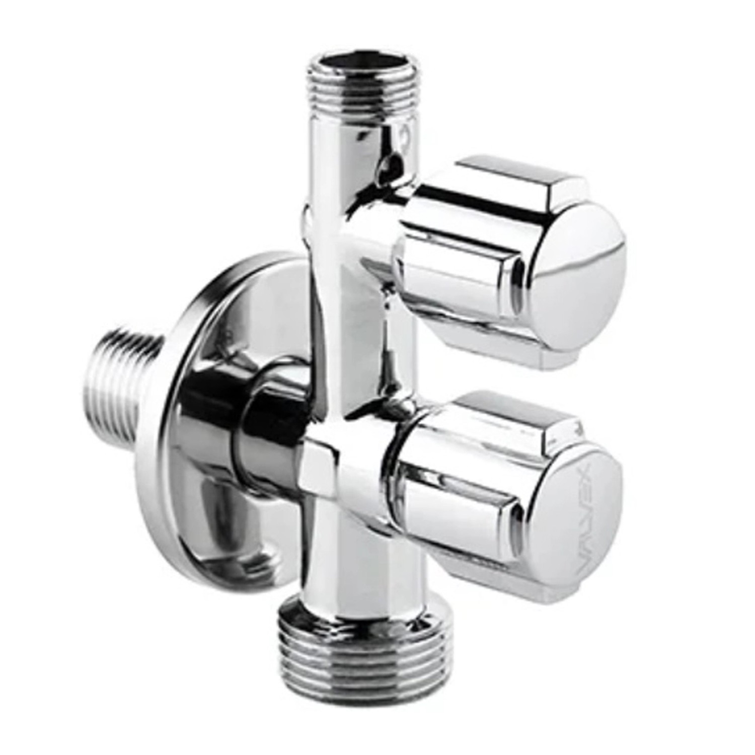 Valvex Zawór kątowy kombi Eco chrom 3/4 - 3/8