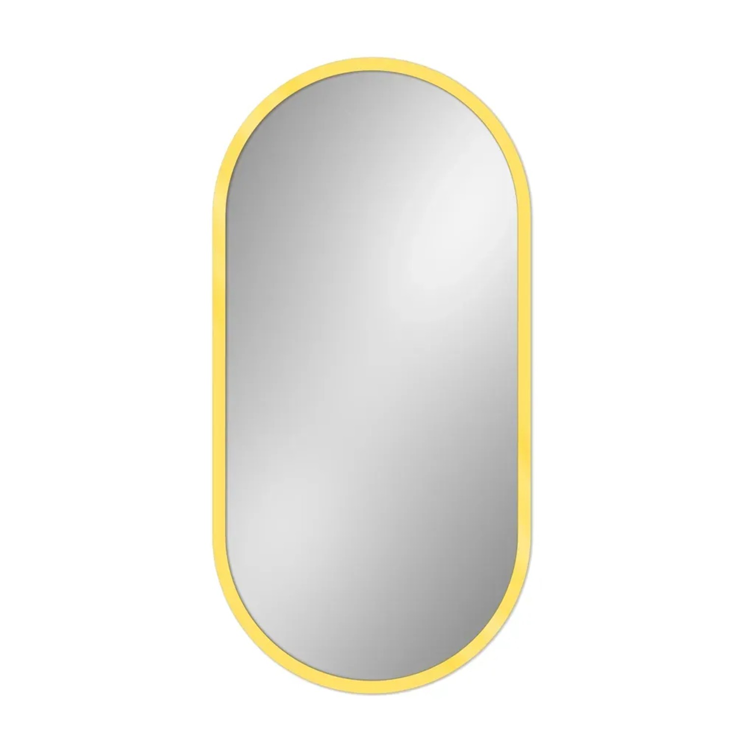 Lustro Evo owal zlote 50x100