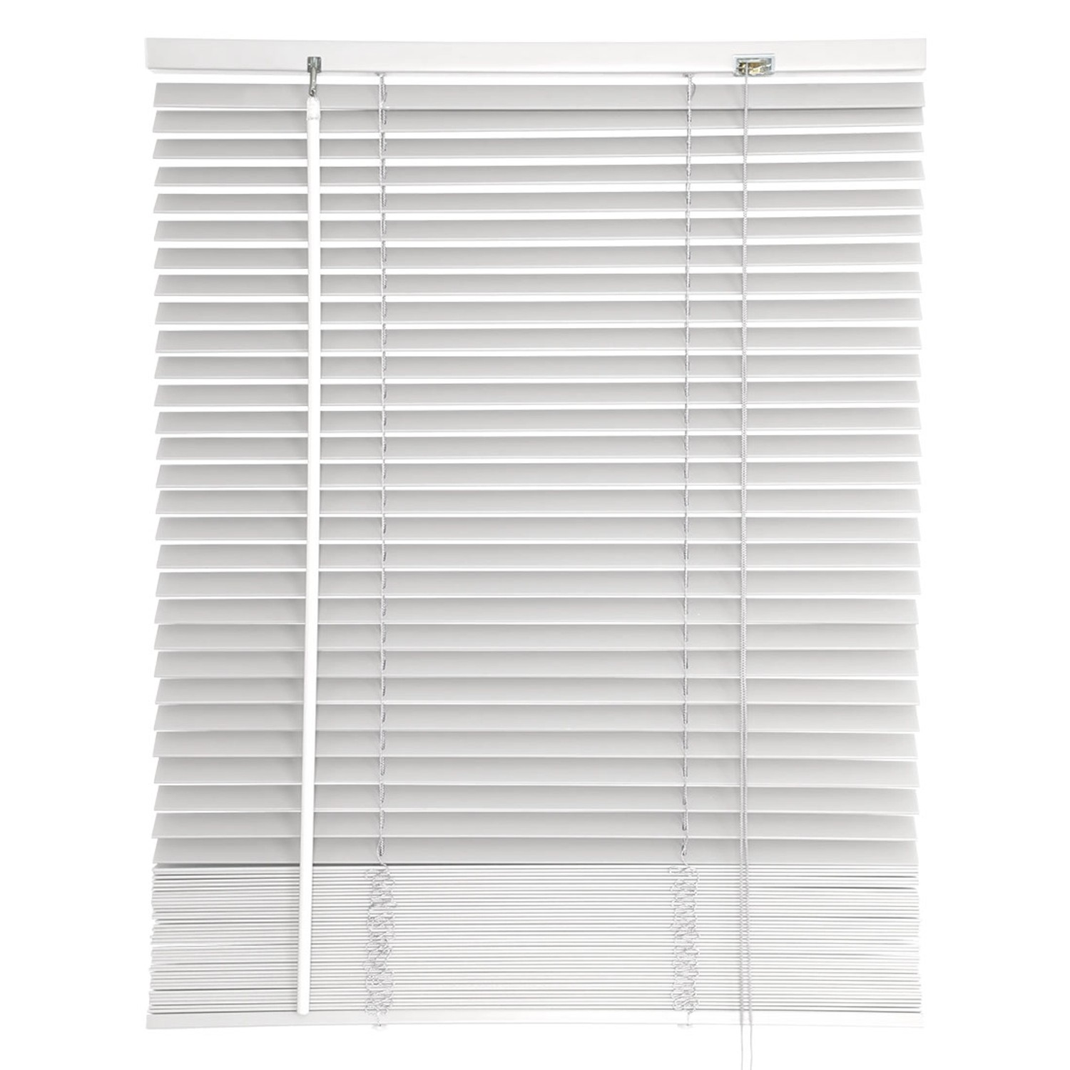 Żaluzja drewniana 25 mm biała 80 x 140 cm