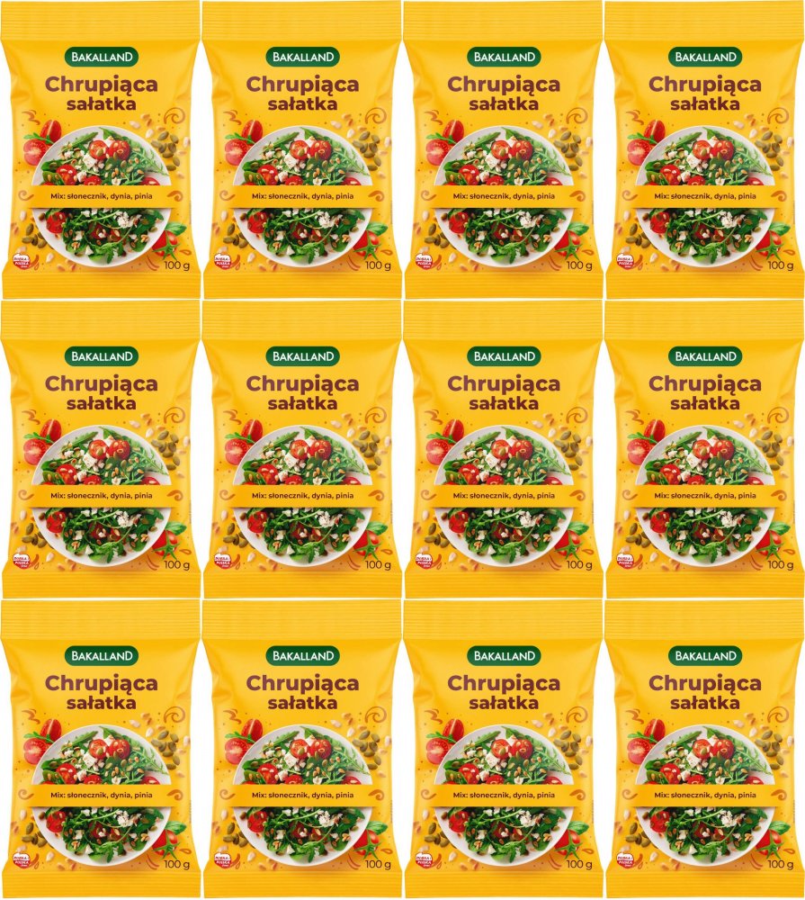 12x Chrupiąca sałatka Bakalland, 100g