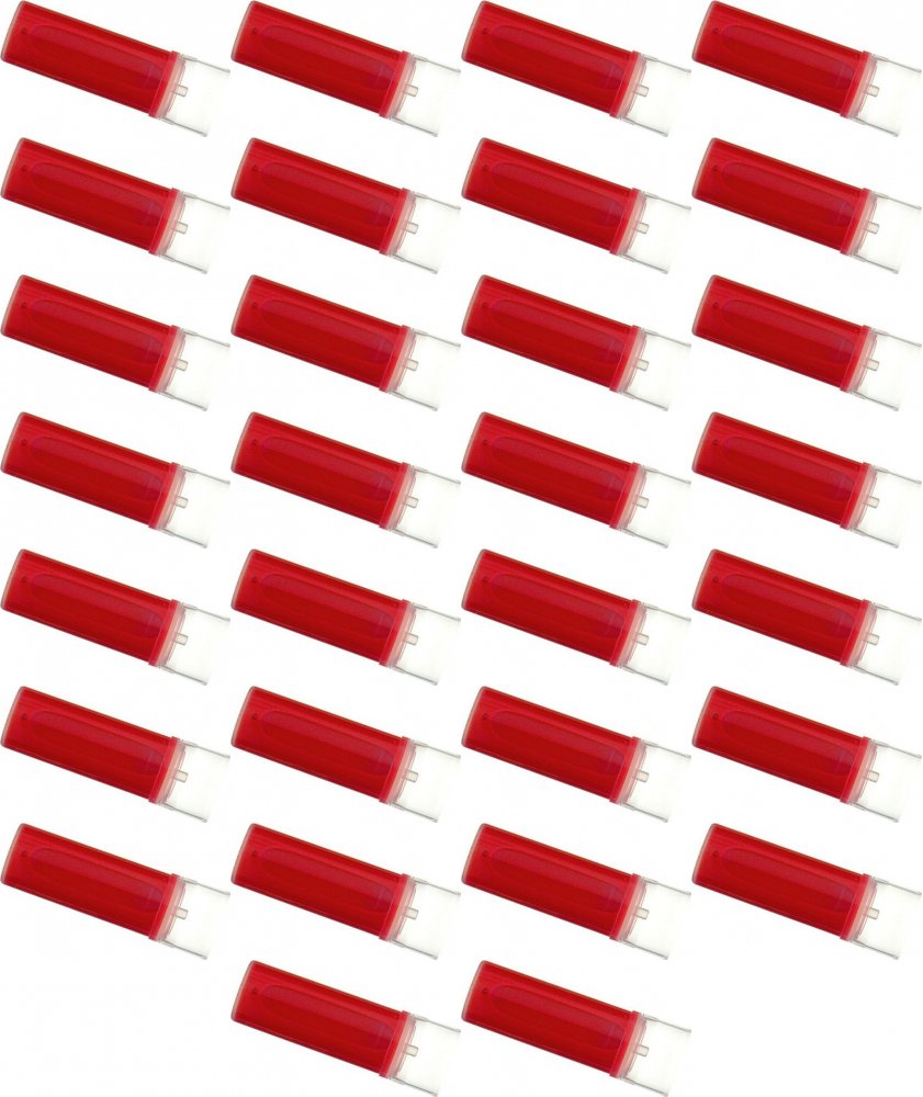 48x Wkład do markera Pilot, V-Board Master, czerwony