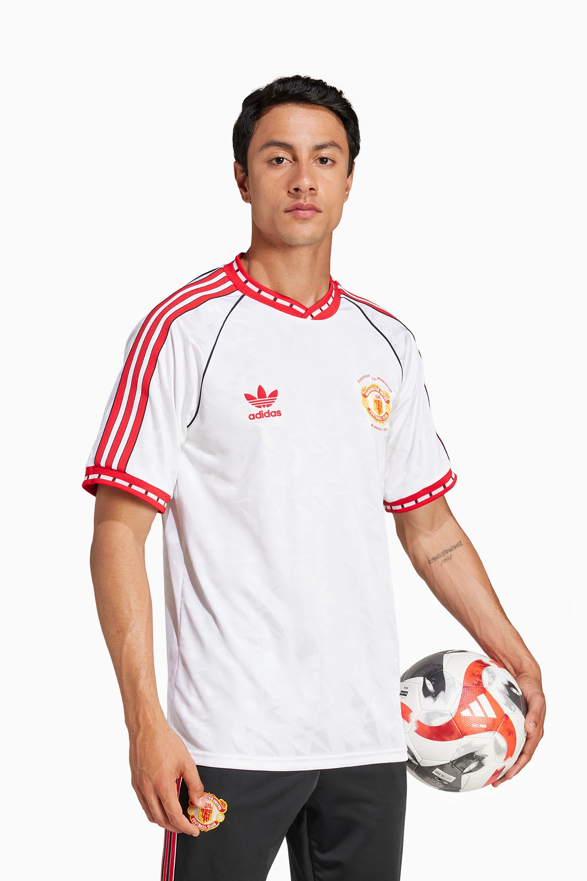 Koszulka adidas Manchester United 1991 Wyjazdowa Replica - Biały