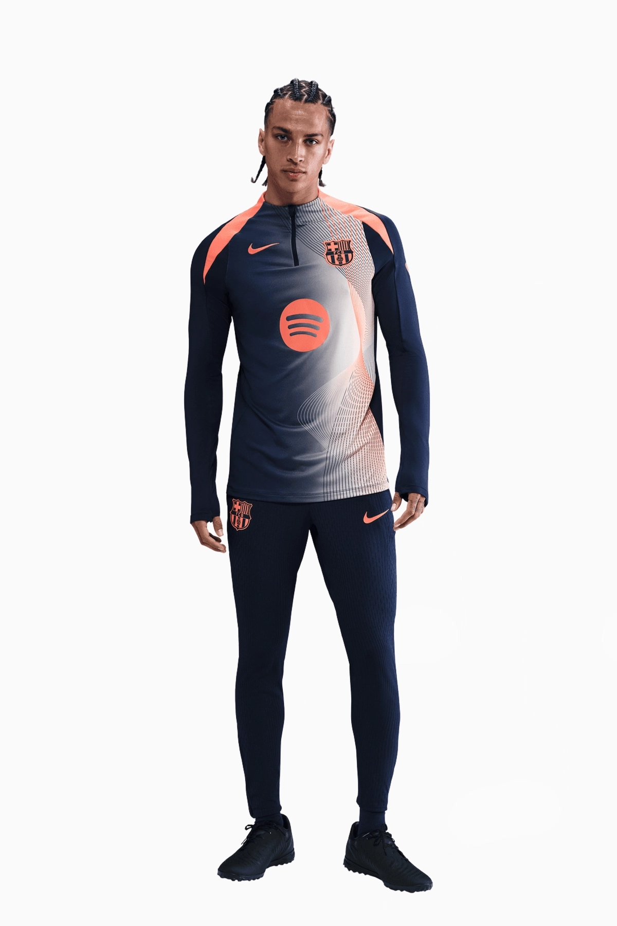 Bluza Nike FC Barcelona 25/26 Academy Pro - Granatowy