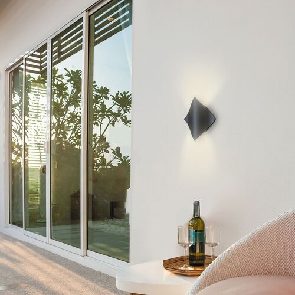 Rabalux Navia kinkiet zewnętrzny 1x11 W czarny 8130