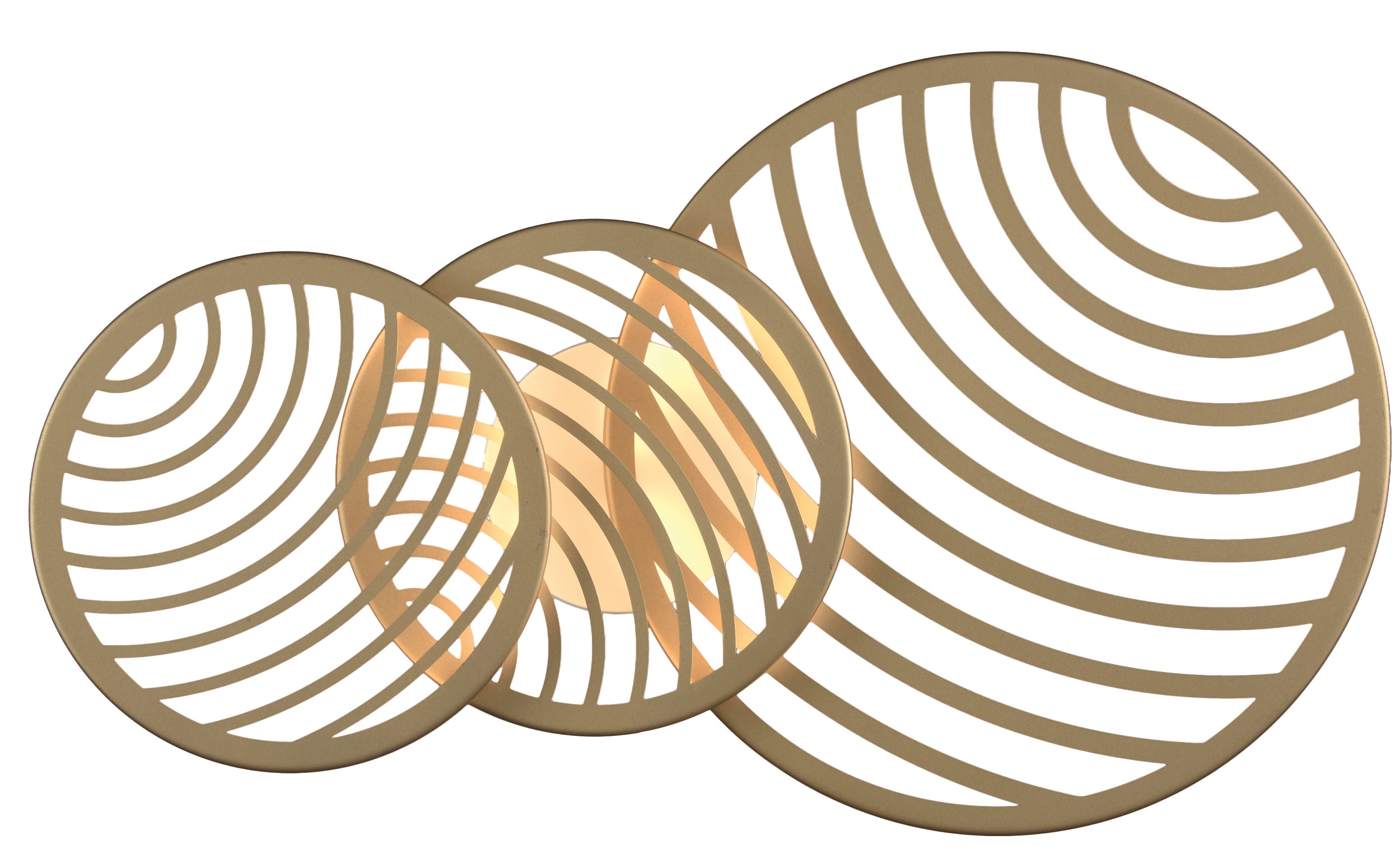 Mantra Collage lampa podsufitowa 1x40W LED złota 7233