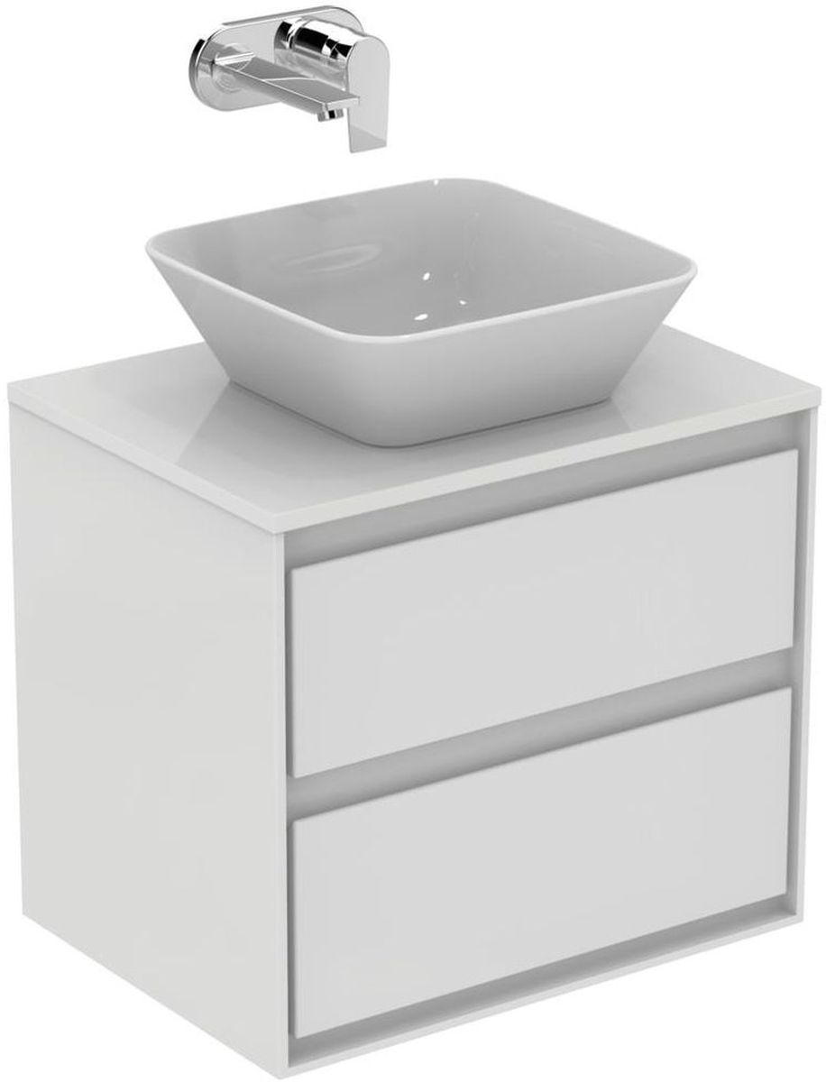 Ideal Standard Connect Air umywalka 40x40 cm nablatowa kwadratowa biały połysk E034701 - Wysyłka w 24h