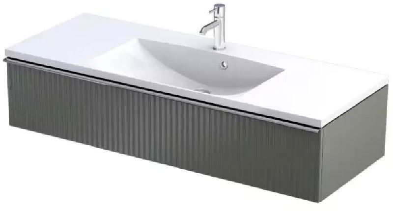 Oristo Etna szafka 120 cm podumywalkowa wisząca zielony mat OR52-SD1S-120-17R