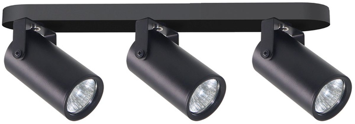 Candellux Gary lampa podsufitowa 3x15 W czarna 93-28136