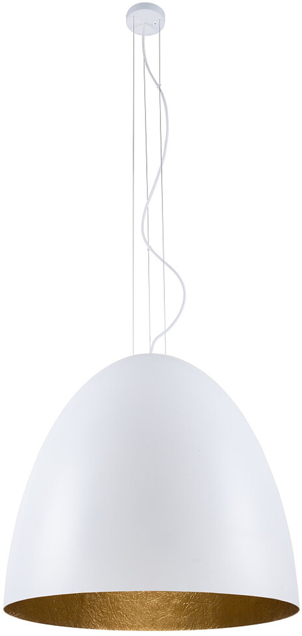 Nowodvorski Lighting Egg lampa wisząca 7x25W biały/złoty 9025
