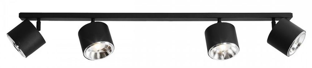 Aldex Bot 4 lampa podsufitowa 4x35W czarna 1047PL_L1