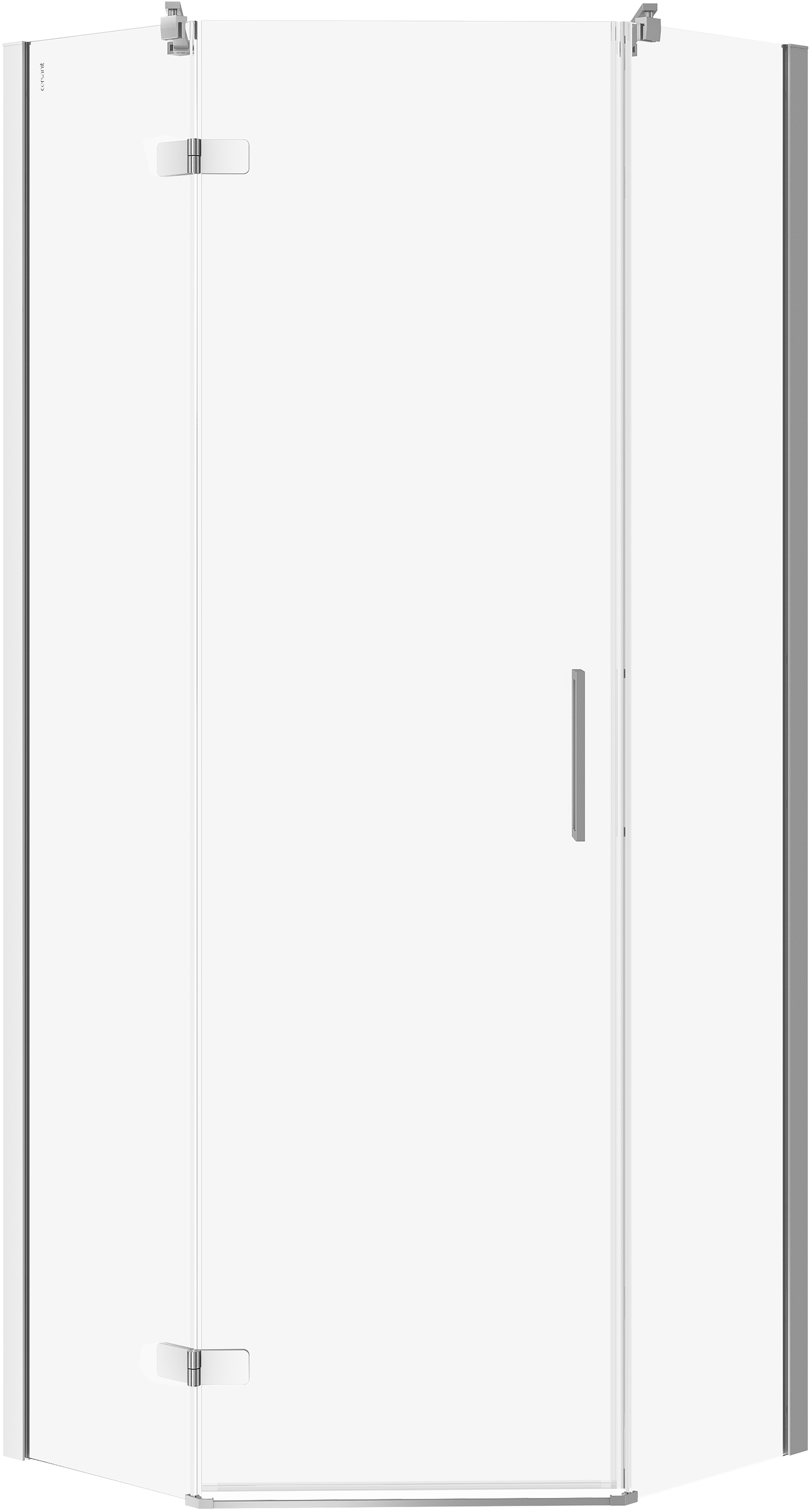 Cersanit City kabina prysznicowa 80x80 cm pięciokątna lewa chrom połysk/szkło przezroczyste S584-076 - Wysyłka w 24h