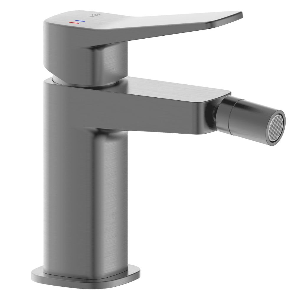 KFA Armatura Malaga bateria bidetowa stojąca gun metal grey 4527-015-61