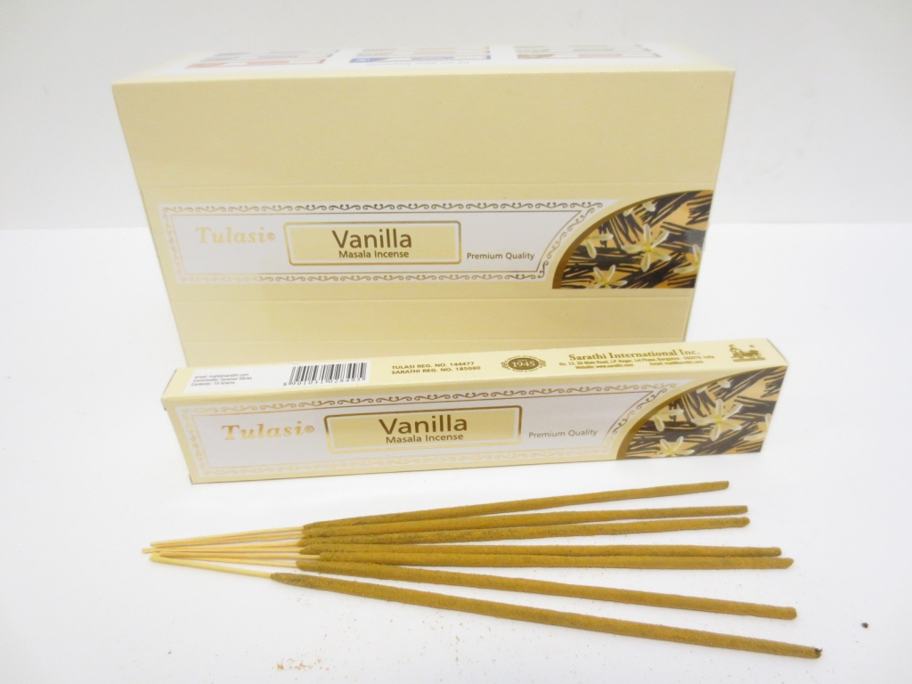 Kadzidełka TULASI Vanilla (wanilia) - 15g