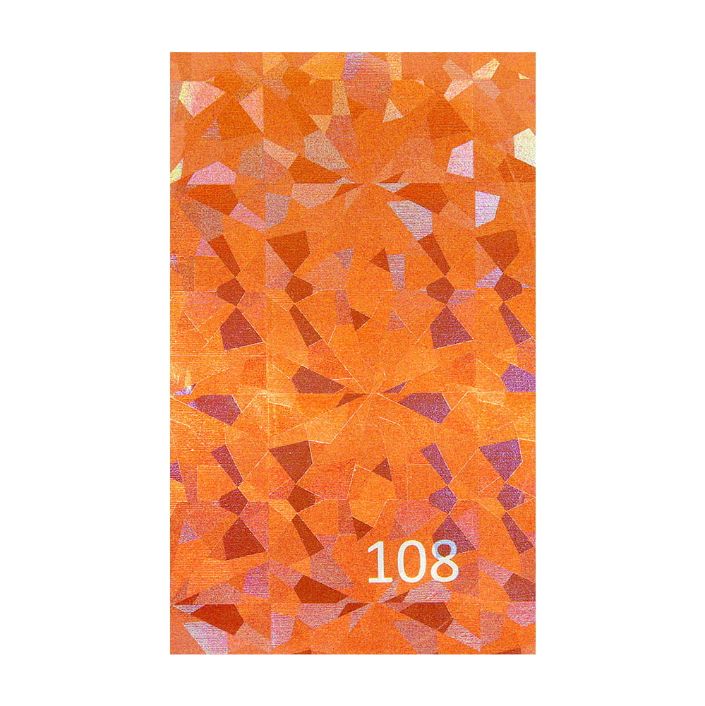 Naklejka do paznokci Laser effect samoprzylepna arkusz 8 cm x 5 cm Nr 73