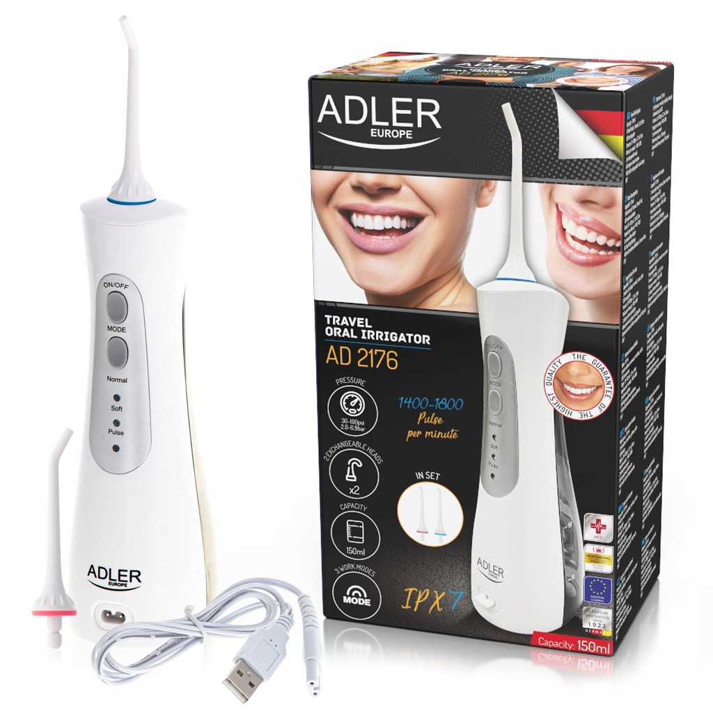 Irygator dentystyczny podróżny turystyczny Adler AD 2176