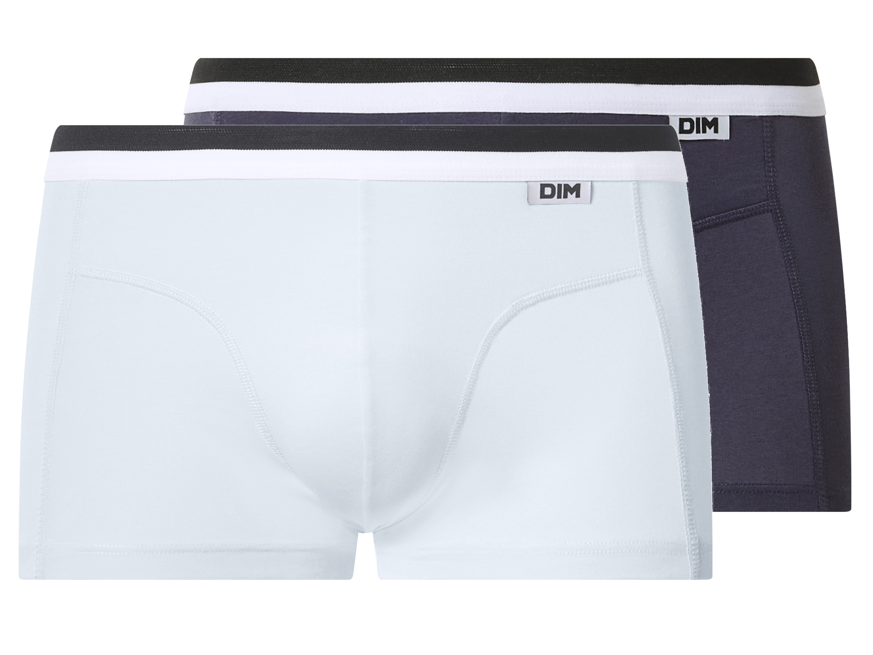 Dimian Bokserki męskie z bawełną, 2 pary Szary, 6/L