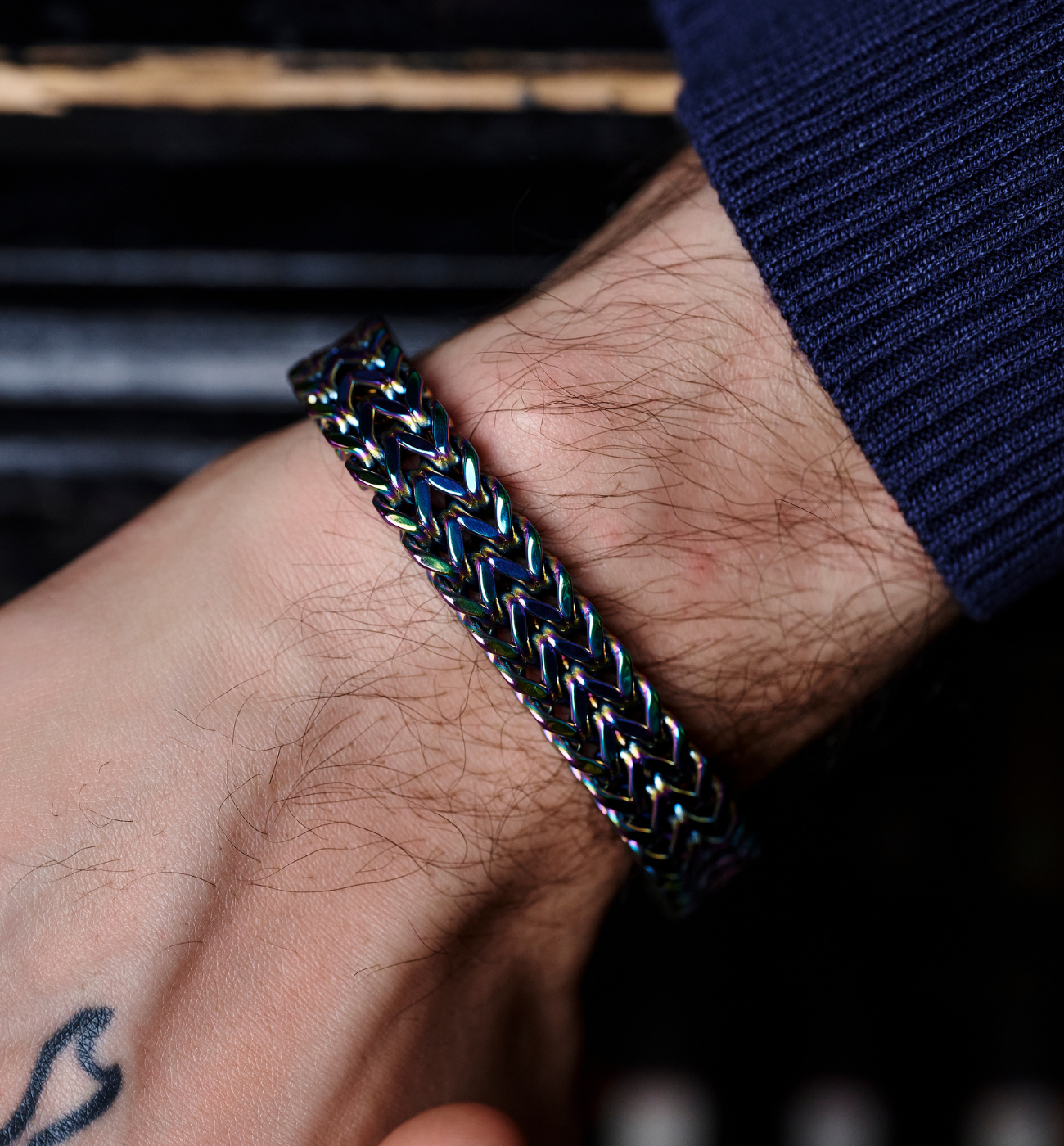 Bransoletka męska z łańcuchem Roland BMITC0793