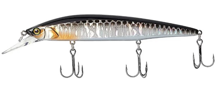 JACKALL wobler Rerange 110SP MR HL Silver Black
