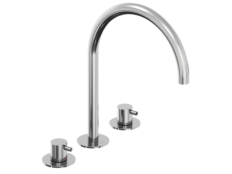 Bateria umywalkowa Ravak stojąca Espirit ES 018.00CR 3-otworowa 270 mm bez korka, chrom 1 szt