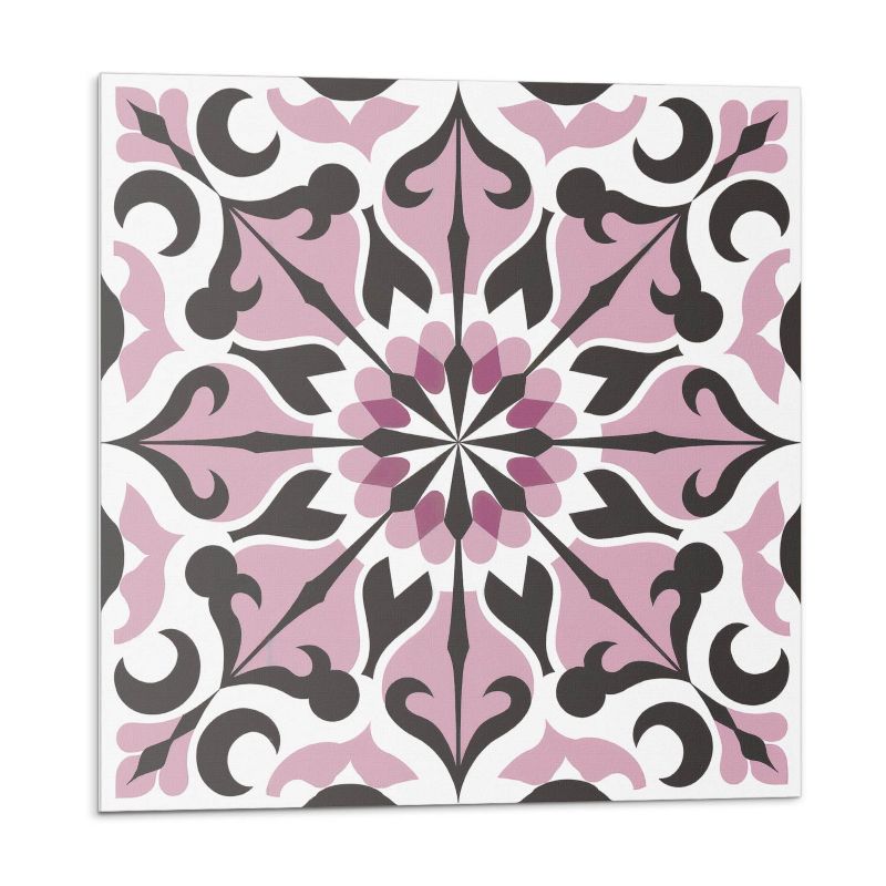 Kafelki samoprzylepne Wallfluent 50x50 cm Symetryczne motywy roślinne w harmonii 4 szt.