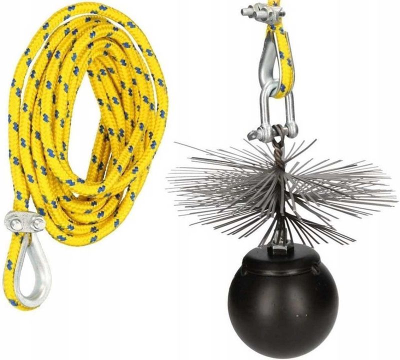 Zestaw kominiarski KOTARBAU 250 mm do czyszczenia kominów 6 m 1 kpl.