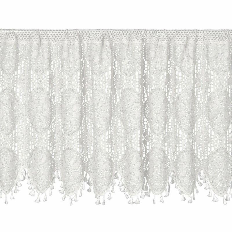 Zazdrostka MOLY Eurofirany 60 x 150 cm biała ażurowa koronkowa 1 szt.