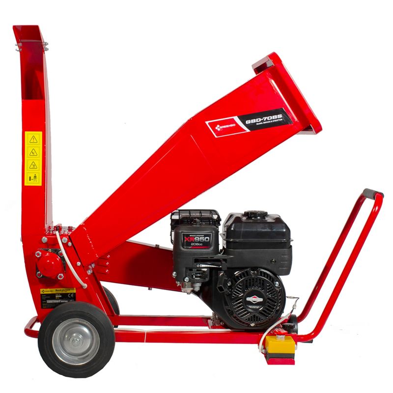 Rozdrabniacz spalinowy Greenso GBD-70 BS moc 6,5 KM nożowy rębak 1 szt.