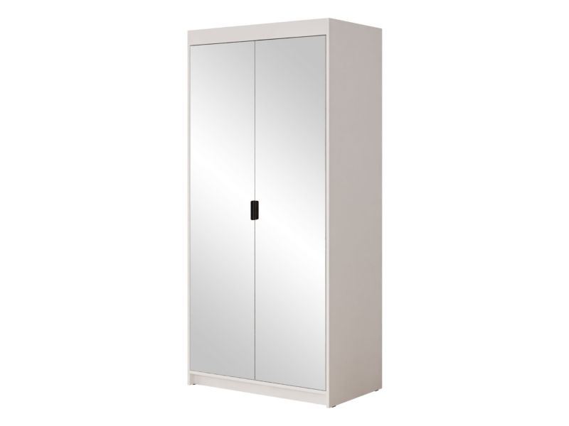 Szafa MIRJAN 24 z lustrem Elena 2D biały 1 szt.