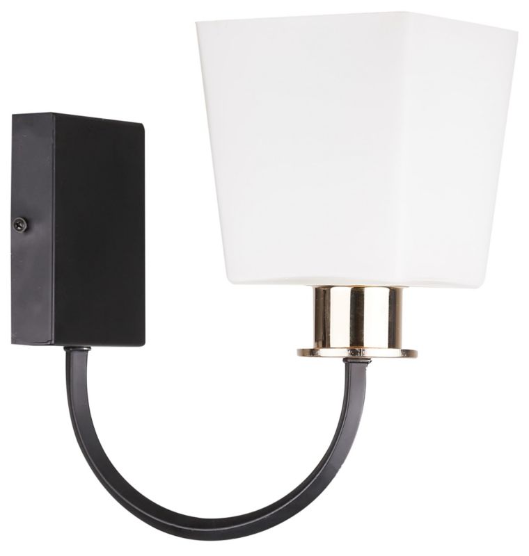 Kinkiet ścienny Candellux Schubert czarno-biały 1 x E27 x 40W IP20 wym: 28 x 24 x 13 cm - 1 szt.