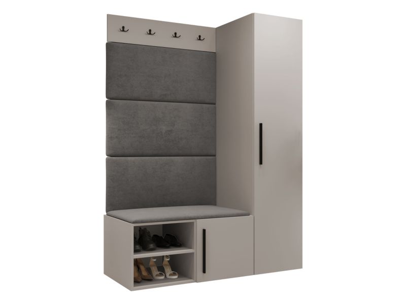 Garderoba MIRJAN 24 Medi II kaszmir + szary 1 kpl.