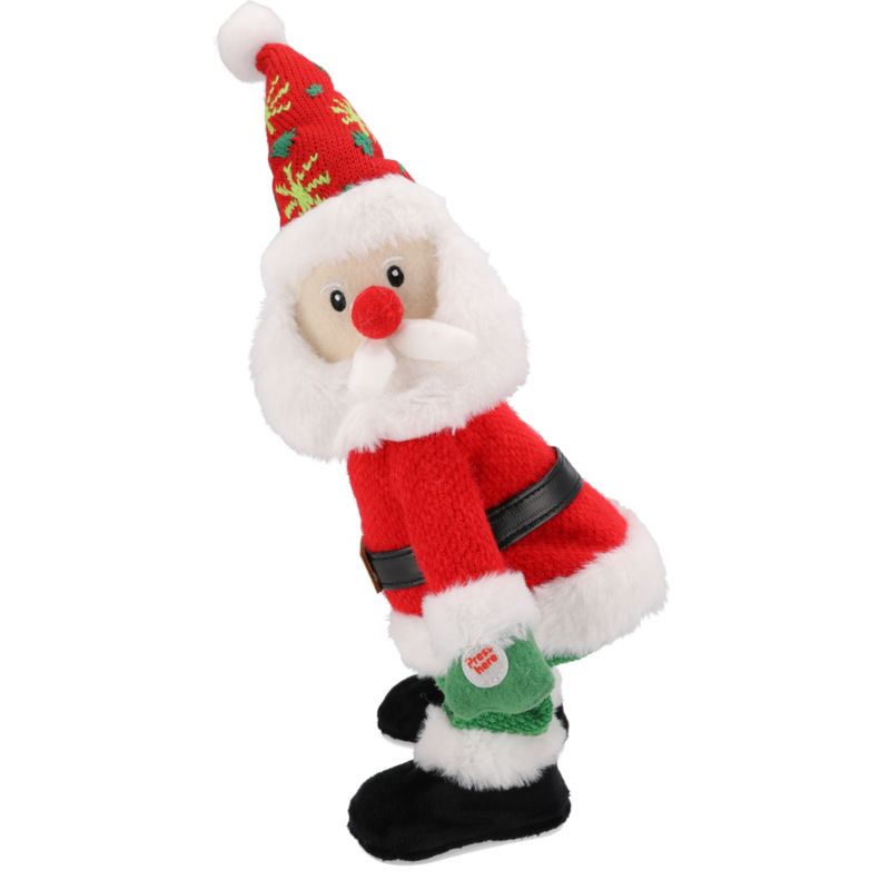 Skrzat grający tańczący JUMI krasnal świąteczny piosenki Mikołaj gnom 1 szt.